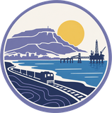 Logo del Geovisor histórico ambiental de Comodoro Rivadavia